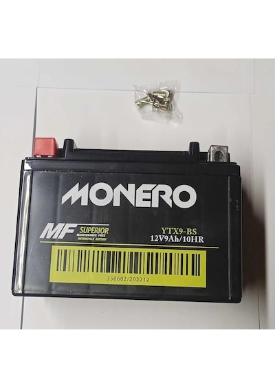 Monero Akü Ytx9a-bs 12v9ah 2012-2023 Kawasaki Klz 1000 Versys/2008-2012 Ninja 250r