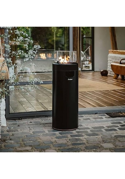 Enders Nova Led Gazlı Ateş Çukuru Siyah Firepit