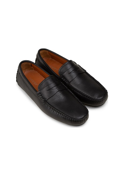 Deery Erkek Hakiki Deri Siyah Penny Loafer - E0920msyhc01