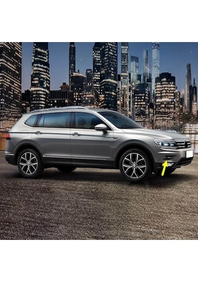 Ön Tampon Sağ Süs Kapağı Sensörlü Kromlu 5na854662 Vw Tiguan İle Uyumlu 2016-2020