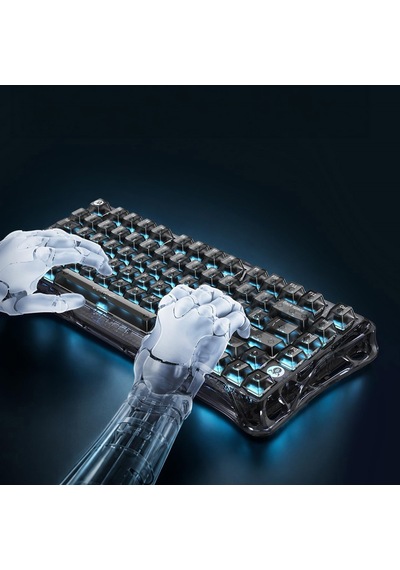 Gravastar Mercury V75 Lite Manyetik Switch Gaming Klavye, Kablolu, İngilizce Q, Onyx Crystal