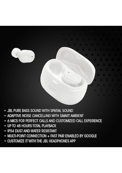 Jbl Tune Buds2 Kulakiçi Tws Kulaklık, Siyah