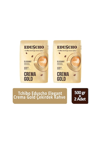 Tchibo Eduscho Elegant Crema Gold 500 Gr X 2 Adet Çekirdek