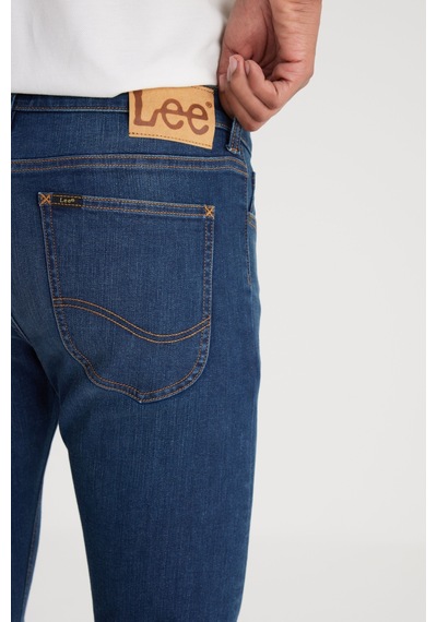 Lee Skinny Fit Çok Dar Kesim Normal Bel Çok Dar Paça Malone Lacivert Jean Kot Pantolon
