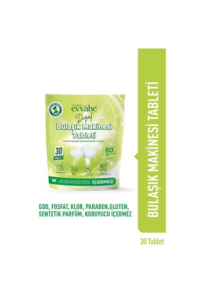 Bitkisel Bulaşık Makinesi Tableti 30 Tablet - 669332790