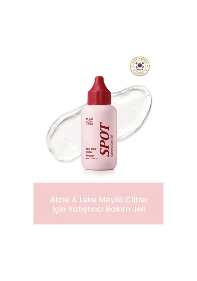 Tea Tree Cıca Retinol / Akne Ve Lekeye Meyili Ciltler İçin Yatıştırıcı Bakım Jeli