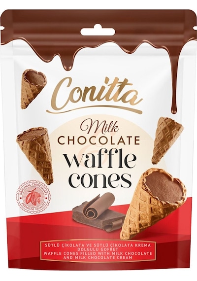 Conitta Sütlü Çikolatalı Gofret 80 Gr. 1 Paket