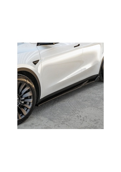 Tesla Model Y 2020-2025 Yan Marşpiyel Piano Black Marşpiyel Eki Seti