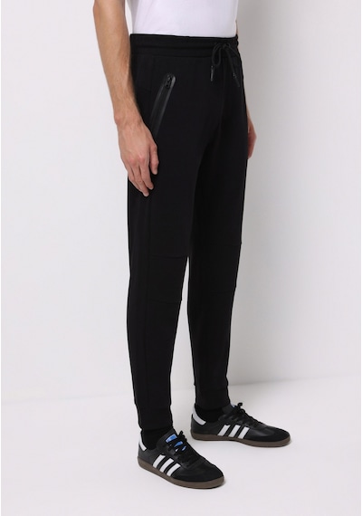 Colin's Colins Regular Fit Orta Bel Düz Erkek Siyah Eşofman Altı Cl1075654 Q1.v1 Blk Siyah