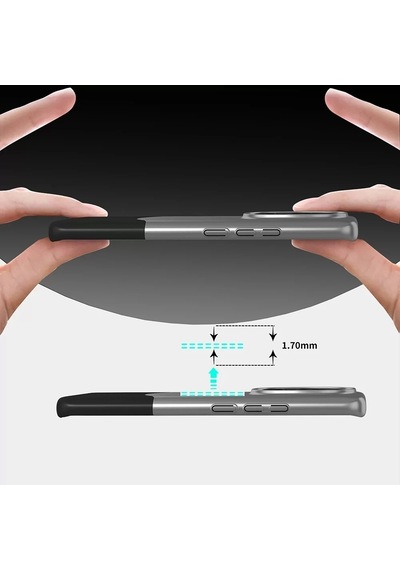 Xiaomi Redmi Note 14 Pro Plus Kılıf Magsafe Şarj Kartlıklı Mıknatıslı Duble 1.7mm Kapak Kart Bölmeli