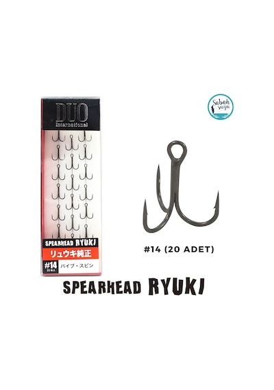 Duo Spearhead Ryuki Üçlü İğne 14 20 Adet