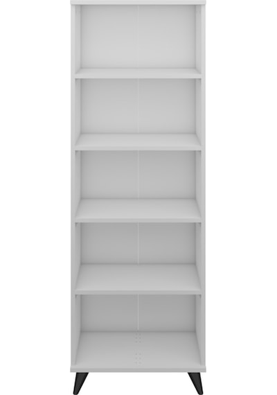 Simple Kitaplık 5 Raflı 60x30x176 Beyaz Beyaz Simple Kitaplık 5 Raflı 60x30x176 Beyaz Beyaz