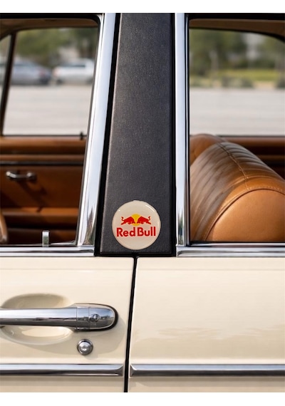 Redbull Damla Sticker Etiket Kabartmalı 3d Silikon Direk Arması Redbull Epoksi 2adet 3,5x3,5cm Çok Renkli