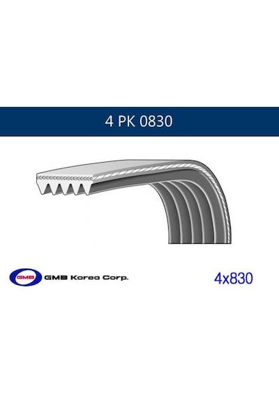 GMB 4PK0830 V Kayışı Klimasız Primera 4Pk830