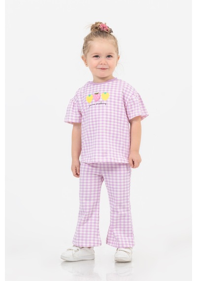 Harika Kids Kız Bebek İspanol Paça Alt-üst Takım 001