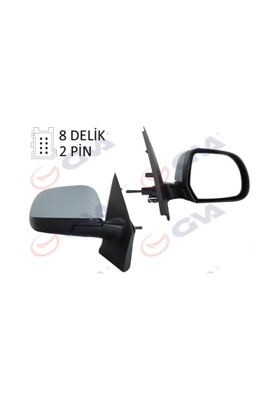 Dış Dikiz Aynası Mekanik Sağ Dacıa Dokker-lodgy 12 Astarlı Konveks Cam Vm-6803pr