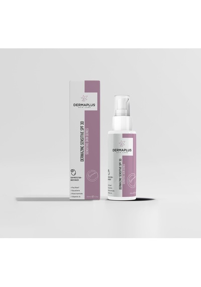 Dermaplus Dermazinc Sensitive Hassas Ciltler İçin Koruyucu Güneş Kremi SPF30 50 ML