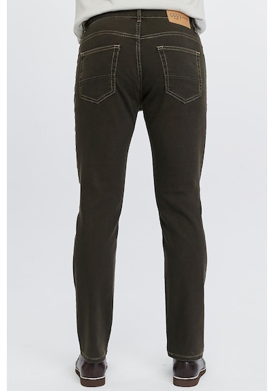 Cedy Denim Regular Fit Jean Martin Yüksek Bel Standart Kesim Esnek Kot Pantolon C336 Kahverengi