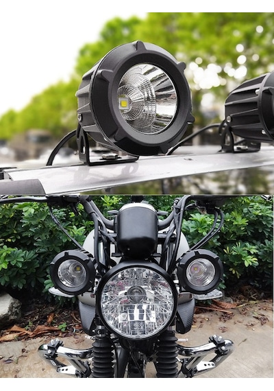 30w Yuvarlak Tek Ledli Sis Farı Off Road Çalışma Tekne Lambası