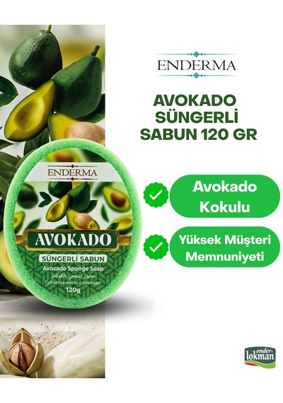 Avokado Süngerli Sabun 120gr