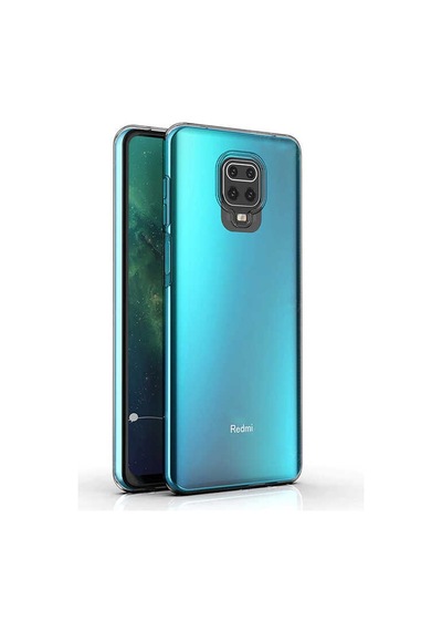 Xiaomi Redmi Note 9s Kılıf Zore Süper Silikon Kapak Renksiz