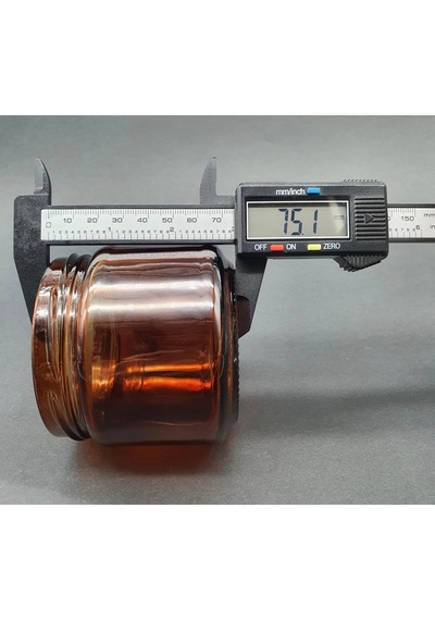 Vmga Premium Amber Cam Kavanoz - Siyah Metal Kapaklı, Hava Geçirmez - Mum Yapımı, Krem Ve Kozmetik İçin Lüks Saklama Kabı Çok Renkli