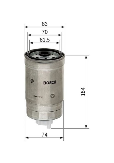 BOSCH 1457434293 MAZOT FİLTRESİ MAREA BRAVO 1.9 JTD 2.4 JTD