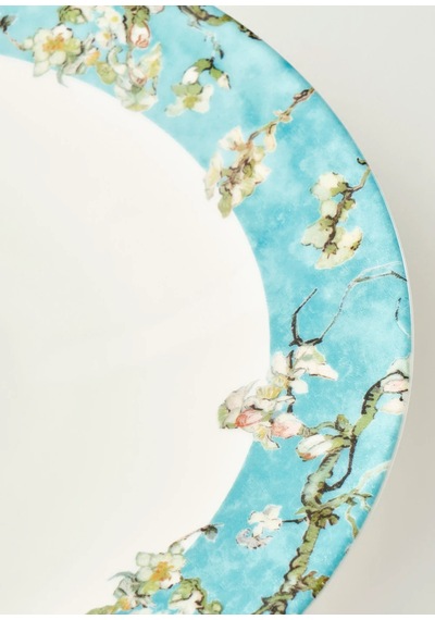 Bella Maison Van Gogh Almond Blossom Porselen Salata Kasesi Turkuaz 29 Cm Turkuaz