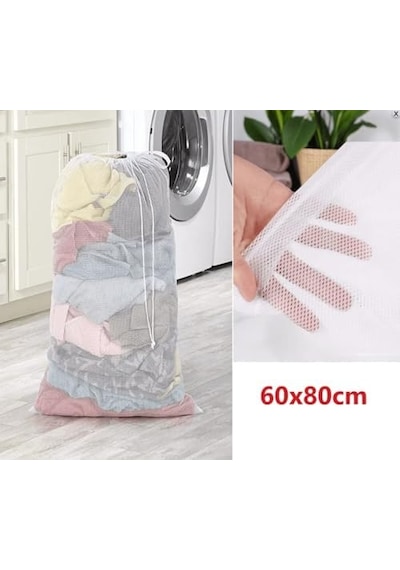 Aksu Çamaşır Yıkama Filesi 60x80 Beyaz 1ad.