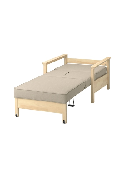 Ikea Bej Rahat Kanepe - Yataklı Tekli Koltuk