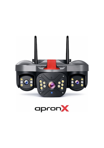 Apronx Apx-wp332 6mp 2.8mm-3.6mm Üç Kamera 22 Led Wifi Ptz