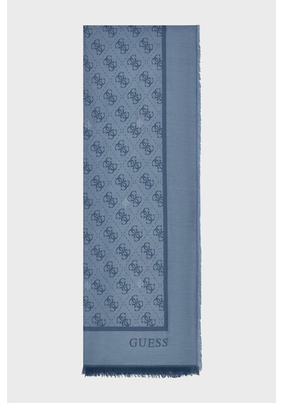 Guess Jacquard Logolu 70 X 180 Şal Aw5529vıs03 Bayan Şal Aw5529 Vıs03 Pcb Açık Mavi
