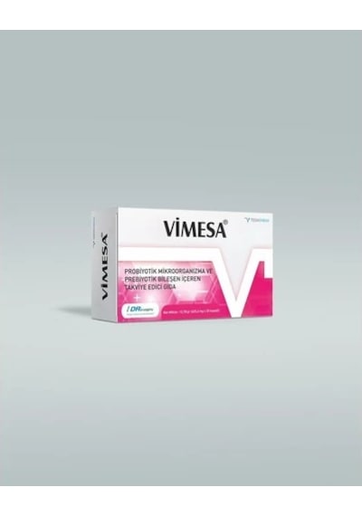 Tedafarma Vimesa Probiyotik Mikroorganizma Ve Prebiyotik Bileşen Içeren Takviye Edici Gıda, 30 Bitkisel Kapsül