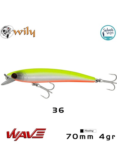 Wily Wave 70f 7cm 4gr No:36 Maket Balık
