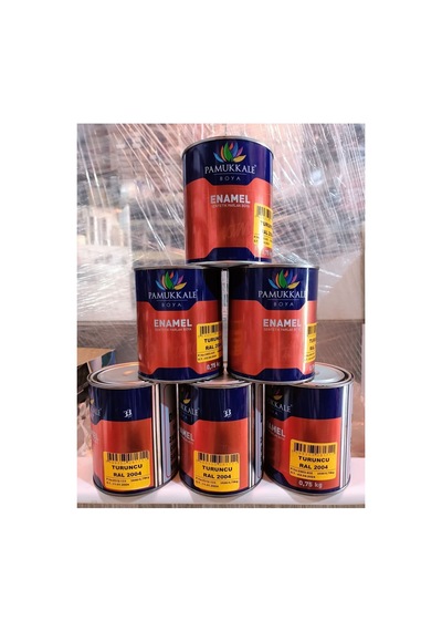 Enamel Sentetik Parlak Yağlı Boya Turuncu Ral2004 0,75kg Diğer