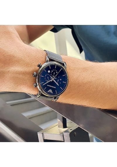 Emporio Armani AR1979 46 mm Füme Erkek Kol Saati