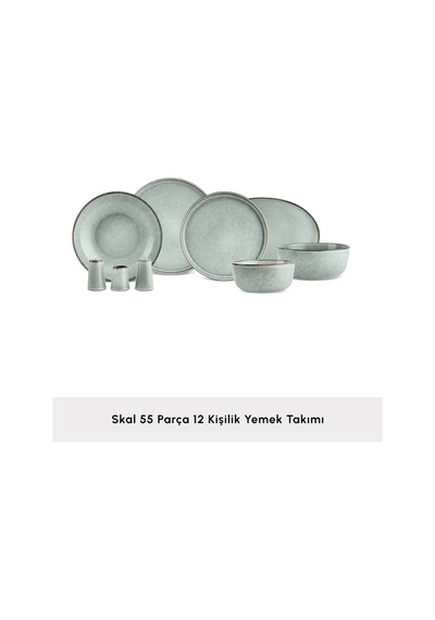 Karaca  Earth Collection Skal 55 Parça 12 Kişilik Yemek Takımı