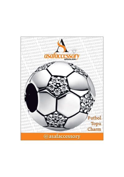 Futbol Topu Charm \ Asafaccessory Gümüş