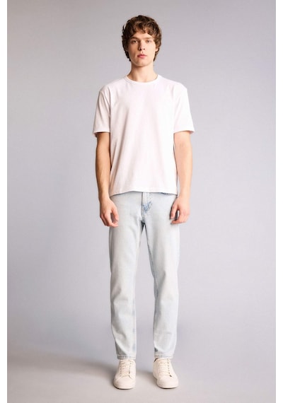 Defacto Slım Tapered Fıt Dar Paça Jean Pantolon F2324ax26spnm39 Mavi-nm39