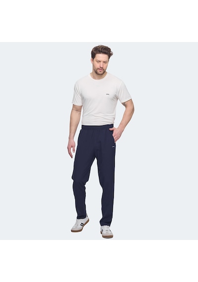 Slazenger VINAL Erkek Cepli Lacivert Eşofman Altı