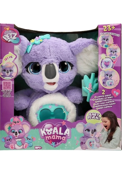 Sunman Oyuncak Peluş Koala Mama Fonksiyonlu Hareketli Sesli Çok Renkli