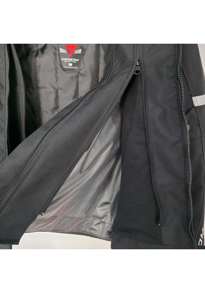 Venom 4 Mevsim Mont Air Racing Siyah Gri L