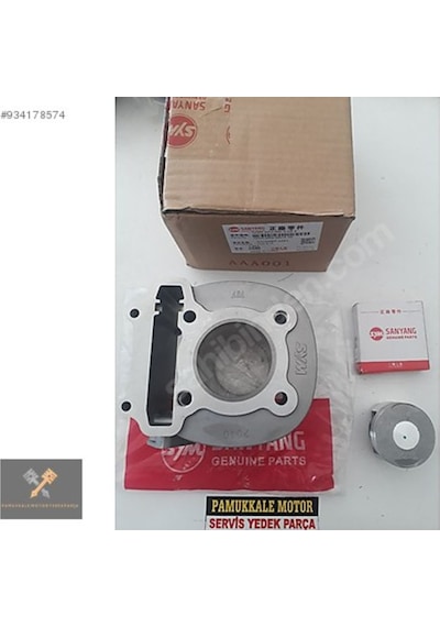 Sym Jet 4 125 Silindir Piston Segman Seti  Aliminyum Tip