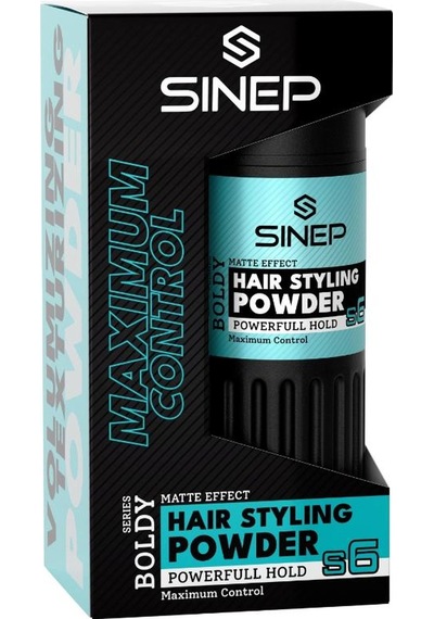 Sinep Toz Wax No:6 Powerful Hold Turkuaz Ekstra Güçlü Tutuş & Cesur Tarzlar 20 Gr