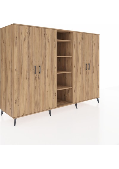 Kronos Dolap 12 Raflı 4 Kapaklı 220x59x163 Çam-çam Çam-çam Kronos Dolap 12 Raflı 4 Kapaklı 220x59x163 Çam-çam Çam-çam
