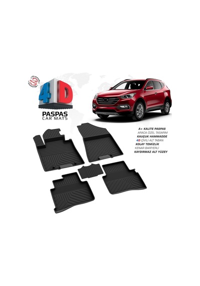 Hyundai Tucson 4d Araca Özel Havuzlu Kauçuk Paspas 2015 Ve Üzeri