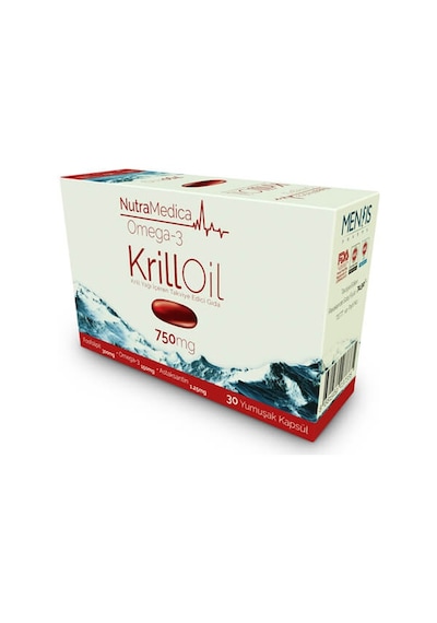 Nutramedica Krill Oil Omega-3 750 MG 30 Kapsül