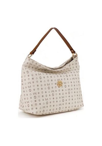 Bilik Deri Monogram Bej/taba Kadın Omuz Çantası Nv 1003-mn 001