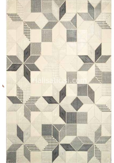 Toprak Halı Crafter 36959 Gri