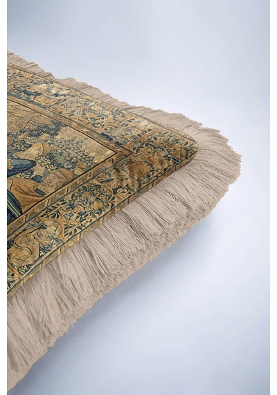 Saray Esintili Asil Vintage Lüx Saçaklı Yastık Kılıfı-barok Tasarımlı Püsküllü Kırlent Kılıfı Mat Ayışığı Şeftali Saray Esintili Asil Vintage Lüx Saçaklı Yastık Kılıfı-barok Tasarımlı Püsküllü Kırlent Kılıfı Mat Ayışığı Şeftali
